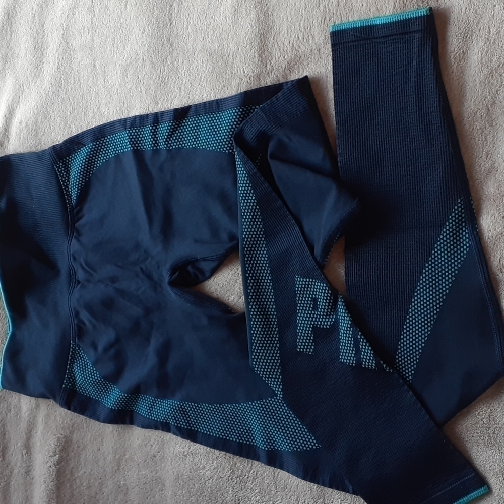 PINK Victoria’s Secret Active Seamless Leggings XS Blue
